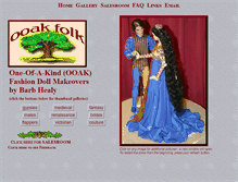 Tablet Screenshot of ooakfolk.com